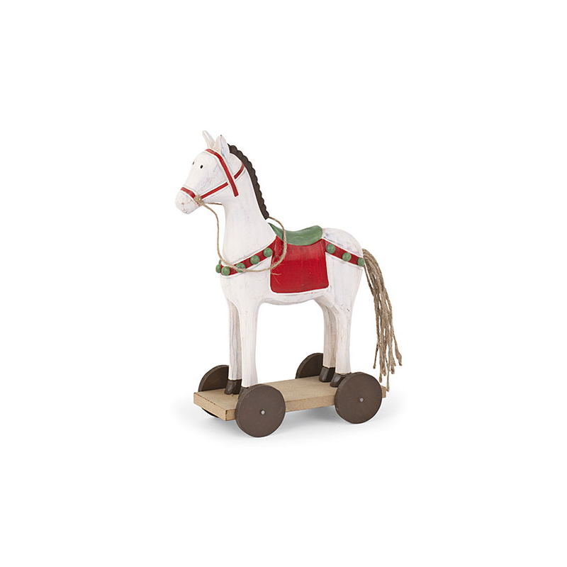 Cheval à bascule H 25 cm